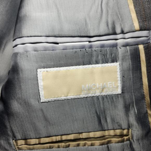 Michael Kors Stylish Gray Suit Jacket Blazer - Picture 9 of 10